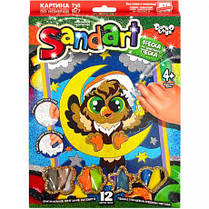 Фреска із кольорового піску "Sand Art" Danko toys KNZ, фото 4