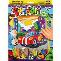 Фреска із кольорового піску "Sand Art" Danko toys KNZ, фото 5