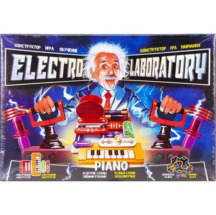 Дитячий електронний конструктор Піаніно "Electro Laboratory Piano" Danko Toys ELab-01-02 KNZ, фото 1