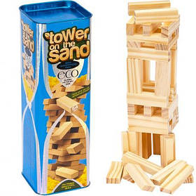 Розвиваюча гра "TOWER on the SAND" 54 елементи Дженга, Вега, Jenga ST-02U KNZ