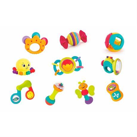 Розвиваючий набір брязкалець (10 шт) від Hola Toys