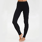 Комплект жіночої термобілизни 2в1, Дайвінг на флісі (S-3XL), Чорне / Тепла зимова Термокофта + штани, S, фото 3