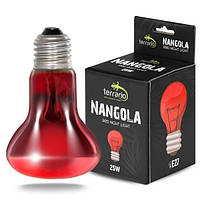 Инфракрасная лампа Terrario Nangola Red Night Light для рептилий, 25W