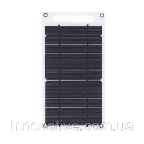 Одинарна сонячна панель зарядний пристрій L1658 8W + USB (Білий)