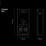 Автомобільний інвертор Baseus 300 W з 2 розетками на 220 V + USB + Type-C (чистий синус) — Чорний, фото 10