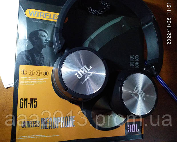 Купить Наушники Bluetooth JBL беспроводные, ГАРНИТУРА+SD MP3+3.5 джек ...