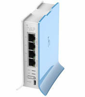 Бездротовий маршрутизатор Mikrotik hAP lite TC RB941-2ND-TC (N300, 650MHz/32Mb, 4x10/100 Ethernet ports, 1,5