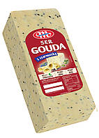 Сыр с черным тмином Гауда "Mlekovita" брус 3 kg