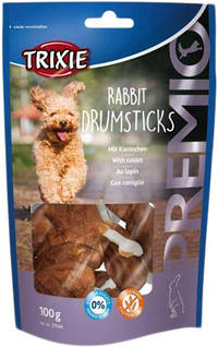 Ласощі для собак Trixie 31546 Premio Rabbit Drumsticks з кроликом 100 г (4011905315461)