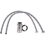 Змішувач для кухонної мийкі білий MIXXUS (Німеччина) білий кран на кухню змішувач білий на мийку, фото 4