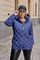Зимняя женская куртка пальто Ткань плащевка Канада + синтепон 200 Размеры 48-50, 52-54, 56-58