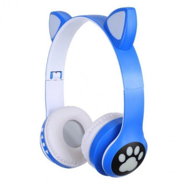 Бездротові навушники з котячими вушками Cat VZV-23M Синій