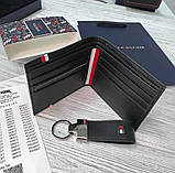 Чоловічий брендовий гаманець Tommy Hilfiger LUX + брелок, фото 3