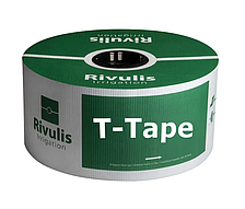 Крапельна стрічка T-Tape 7 міл 20 см 1,0л/годину 2800м Rivulis