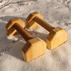 Паралетсі, упори для віджимань, стоянки 28 см (натуральна олія віск)