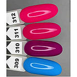 Гель-лак Oxxi Professional №311 (малиново-рожевий), 10мл, фото 2