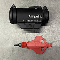 Приціл коліматорний Aimpoint Micro H-2 2 МОА Weaver/Picatinny, з кріпленням Пікатінні, фото 4