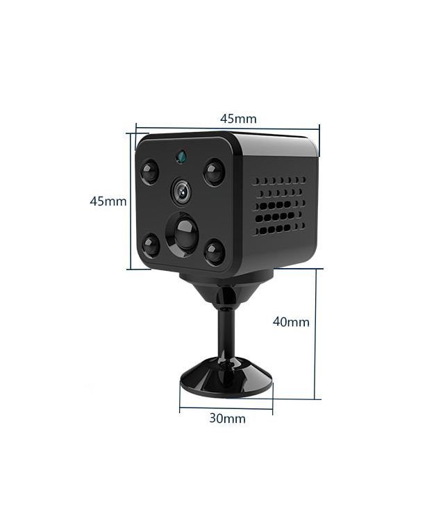 4G мини камера Evkvo L13 с автономной работой до 30 дней, PIR датчиком ...