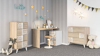 Комплект меблів у дитячу підліткову спальню, сучасна дитяча кімната Крістель СМ