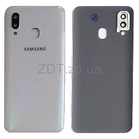 Задняя крышка Samsung A40 2019 A405F, белая ORIGINAL со стеклом камеры