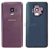 Задняя крышка Samsung S9 G960F, фиолетовая ORIGINAL со стеклом камеры