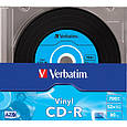 Диск CD Verbatim CD-R 700Mb 52x Slim case Vinyl AZO (43426), фото 2