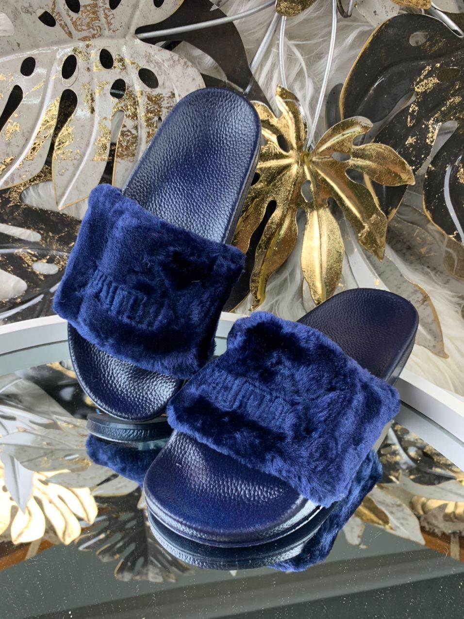 Капці жіночі кімнатні сині код Тп112, фото 1