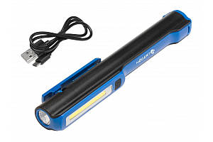 Інспекційний LED ліхтарик Hoegert, USB заряджання (HT1E406)