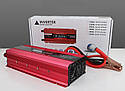 Перетворювач струму 2000W, інвертор KME 24V — 220 V 2000 W LCD-дисплей USB Red модифікований інвертор, фото 3