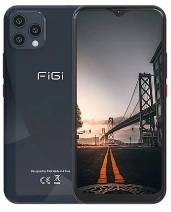 Смартфон Figi Note 1S Black 4/128Gb 4500mla HelioP60 Andr 11 НОВИНКА!, фото 1