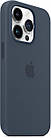 Чохол накладка для iPhone 14 Pro (6.1) Silicone Case with MagSafe Storm Blue, фото 2
