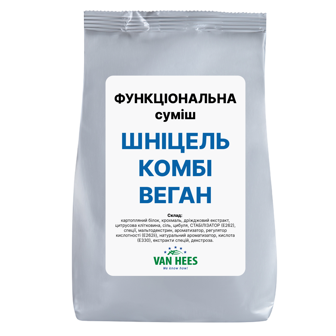 Функціональна суміш ШНІЦЕЛЬ КОМБІ ВЕГАН Van Hees Schnitzel Combi Vegan, Prodamix, Van Hees, Франція