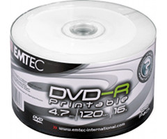 Диск DVD-R Emtec Рrintable Shrink 50 - фото 2 - id-p22146930