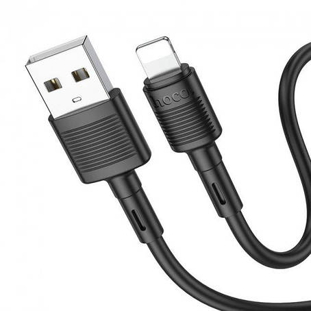 Кабель Hoco X83 iP Victory charging data cable Black ( Уцінка ), фото 1