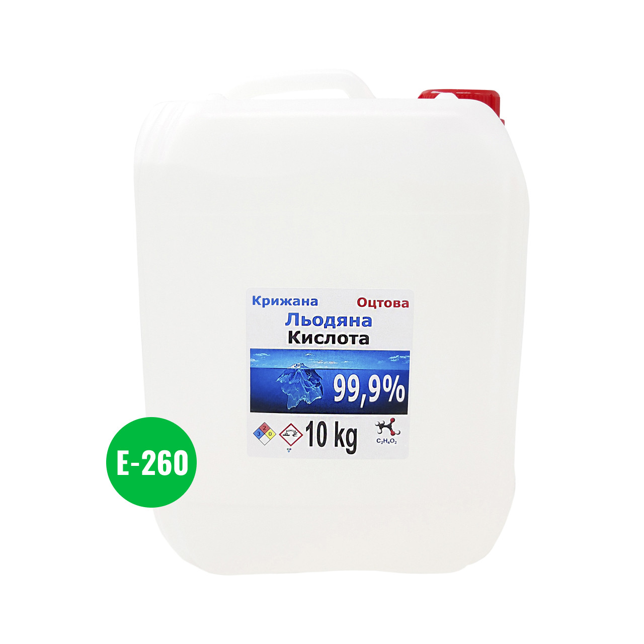 Ледяная Уксусная Кислота Klebrig 10кг, Пищевая Добавка Е-260 — Купить ...