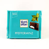 Шоколад черный с кремово-мятной начинкой Ritter Sport Peppermint 100гр. (Германия)