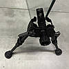 Сошки Harris Bipod S-BRM-MLOK, 152-229 мм, шарнірна база, підпружинені ніжки з гумовими наконечниками, фото 9