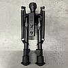 Сошки Harris Bipod S-BRM-MLOK, 152-229 мм, шарнірна база, підпружинені ніжки з гумовими наконечниками, фото 6