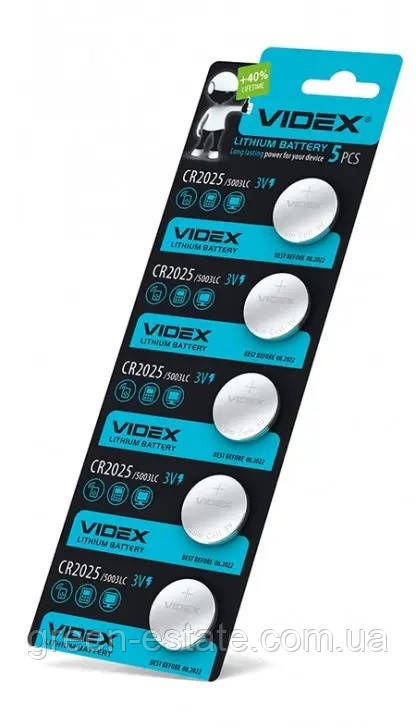 Батарейка Videx 2025