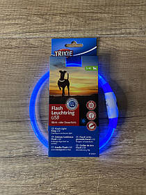 Нашийник,що світиться"Flash USB",65 см, 8 мм, L-XL