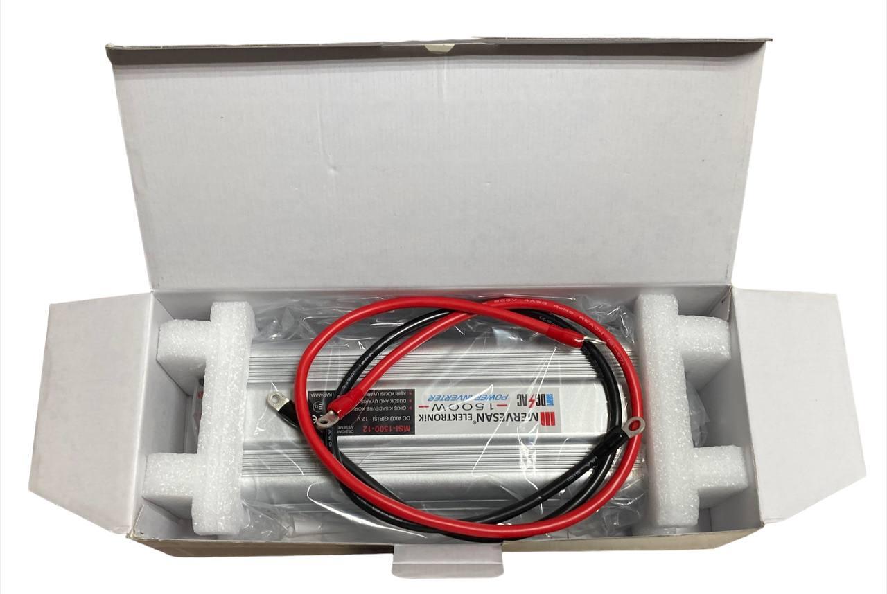 Перетворювач автомобільного струму Mervesan 1500W 12V 220V