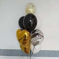 Букет гелієвих кульок з агатом