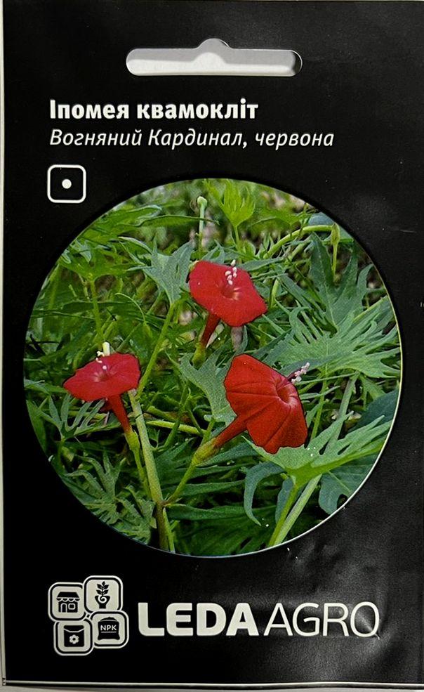 Насіння іпомеї квамокліт Вогняний кардинал 0,5г LEDAAGRO