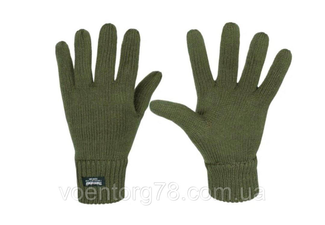 В'язані рукавички MIL-TEC Зимові Оливкові Розмір L