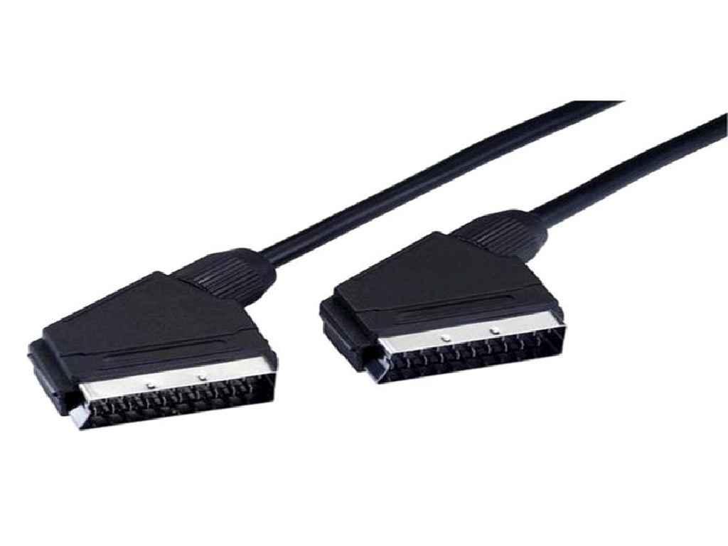 Кабель Scart - Scart (скарт) 1,2м, чорний ТМ КИТАЙ BP