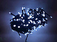 Гирлянда светодиодная новогодняя Конус 300LED белый 15м. черный провод 1230-03 ТМ КИТАЙ BP