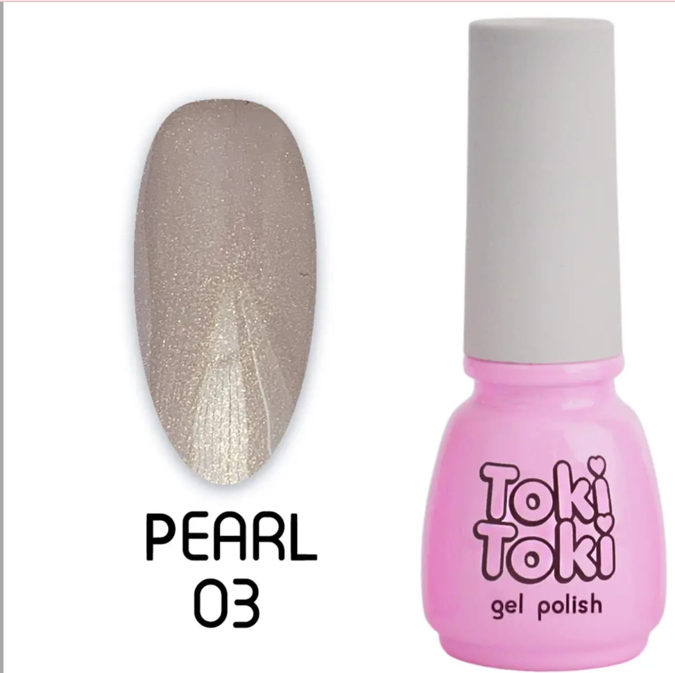 Гель лак для нігтів Toki-Toki Гель-лак Pearl №3 5 мл