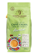 Кава Tempelmann Caffe Crema Aurelias 100% Bio Arabica в зернах 1 кг