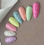 Гель-лак Gelix FLAKE фіолетовий, фото 3