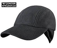 Зимова кепка Condor-Clothing Yukon Fleece Cap. Black